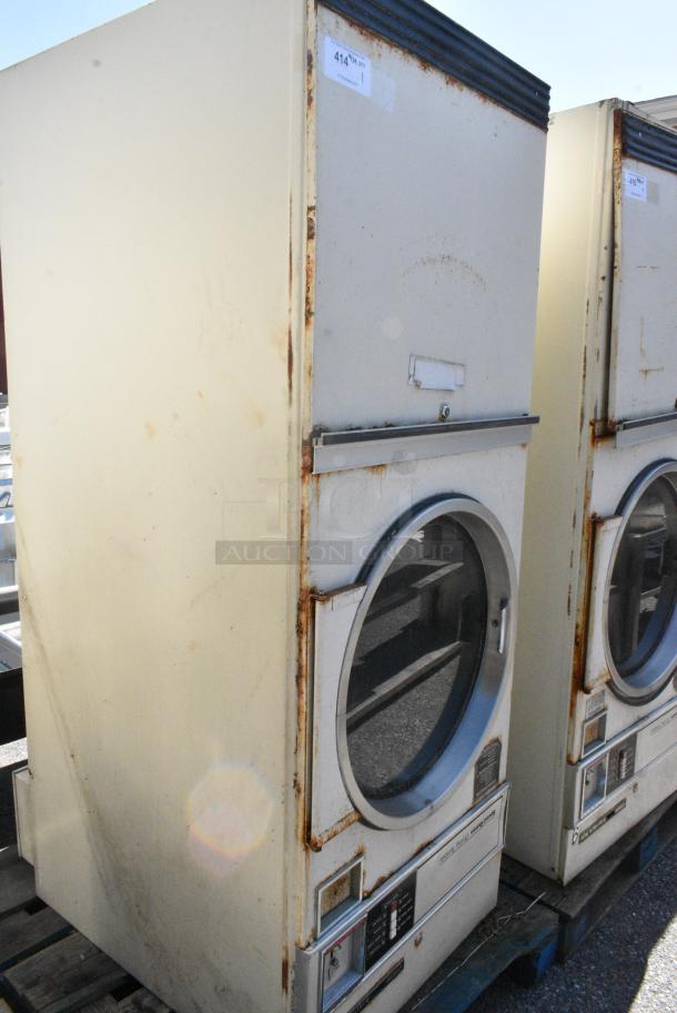 Speed Queen Metal Commercial Coin Operated Front Load Dryer. - Image 1 of 5