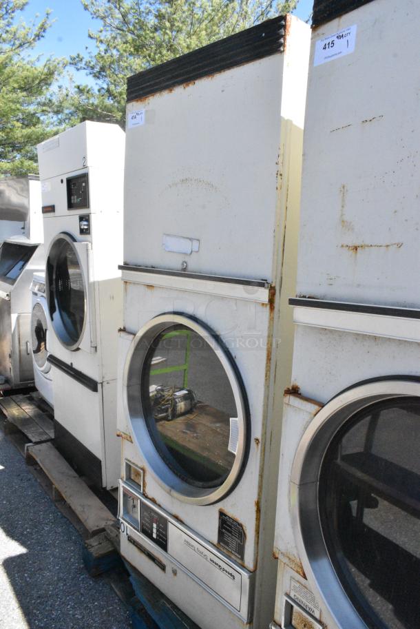 Speed Queen Metal Commercial Coin Operated Front Load Dryer. - Image 2 of 5