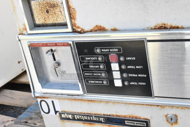 Speed Queen Metal Commercial Coin Operated Front Load Dryer. - Image 4 of 5