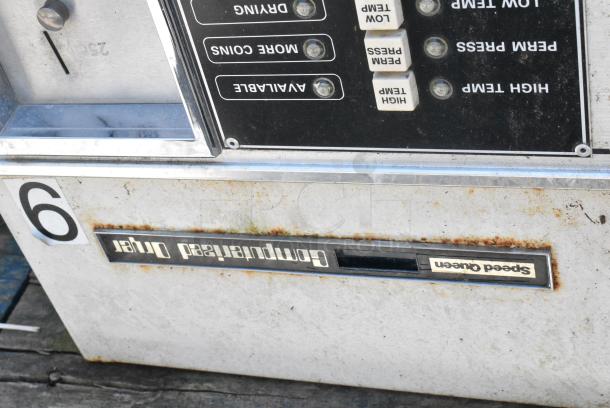 Speed Queen Metal Commercial Coin Operated Front Load Dryer. - Image 3 of 5