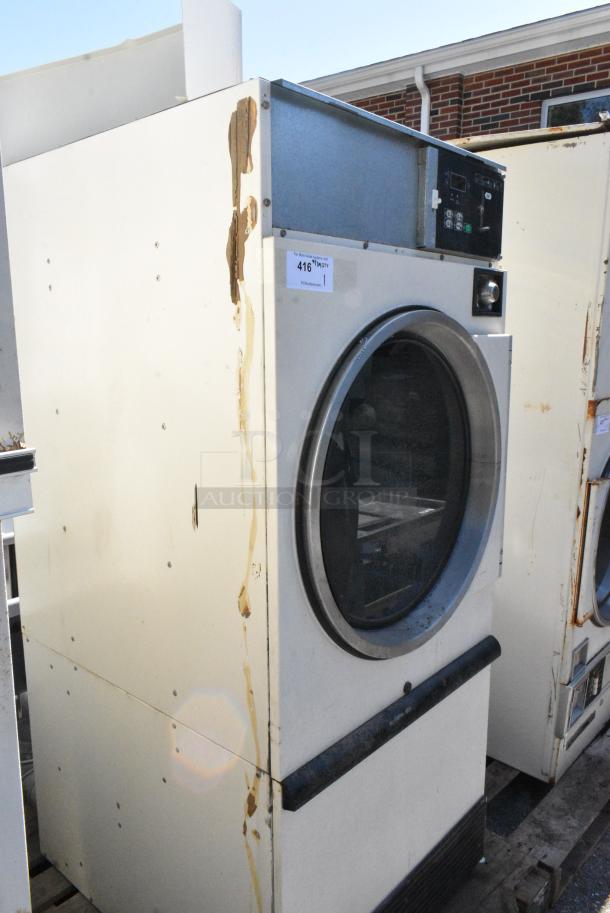 Speed Queen Metal Commercial Coin Operated Front Load Dryer. - Image 1 of 4