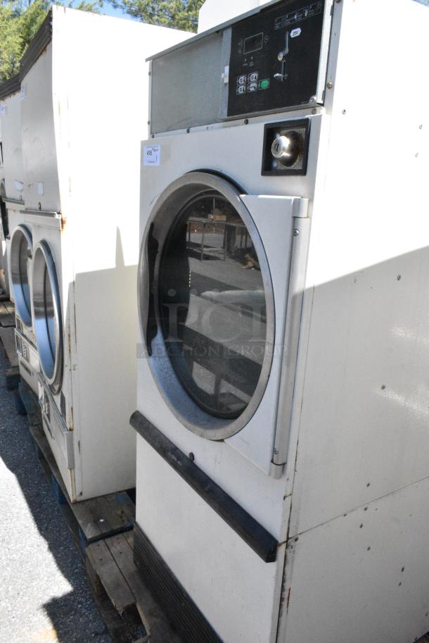 Speed Queen Metal Commercial Coin Operated Front Load Dryer. - Image 2 of 4