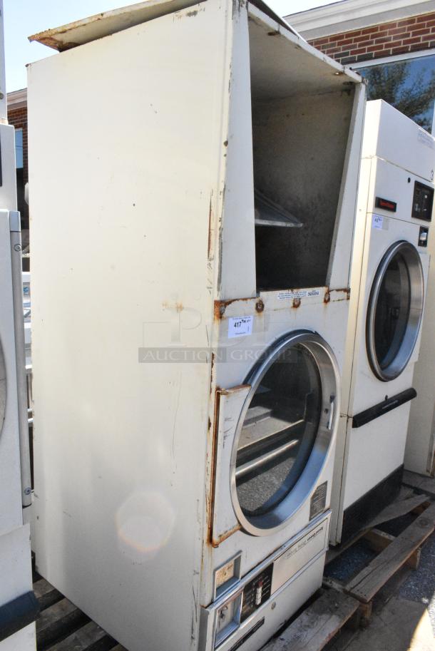 Speed Queen Metal Commercial Coin Operated Front Load Dryer. - Image 1 of 6