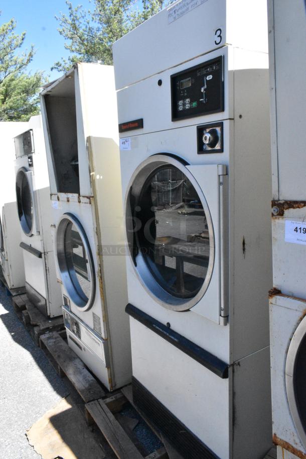 Speed Queen Metal Commercial Coin Operated Front Load Dryer. - Image 2 of 6