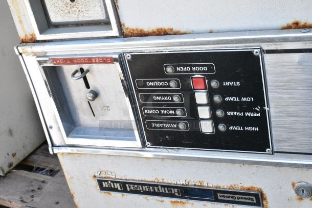 Speed Queen Metal Commercial Coin Operated Front Load Dryer. - Image 4 of 6