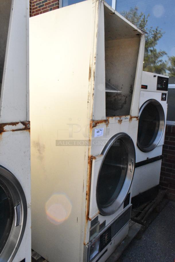 Speed Queen Metal Commercial Coin Operated Front Load Dryer. - Image 1 of 5