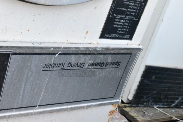 Speed Queen Metal Commercial Coin Operated Front Load Dryer. - Image 3 of 5