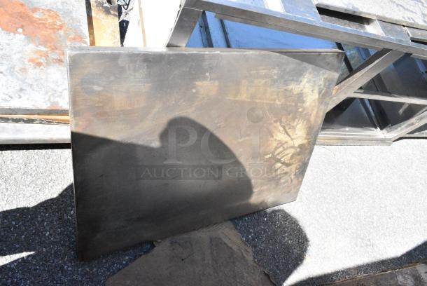 ALL ONE MONEY! Lot of 4 Items; 1 Stainless Steel Tabletop and 3 Metal Under Shelves. - Image 3 of 6