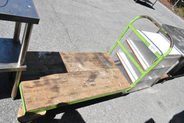 Flat Cart on Commercial Casters. - Image 1 of 5