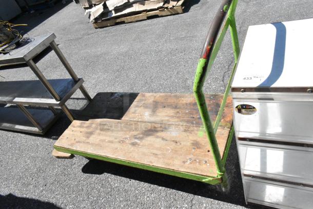 Flat Cart on Commercial Casters. - Image 2 of 5