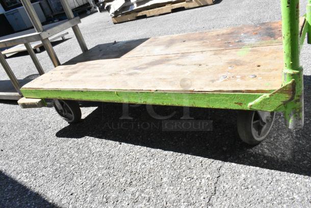 Flat Cart on Commercial Casters. - Image 3 of 5