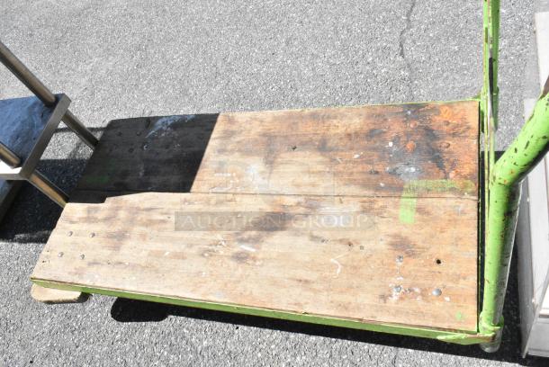 Flat Cart on Commercial Casters. - Image 4 of 5