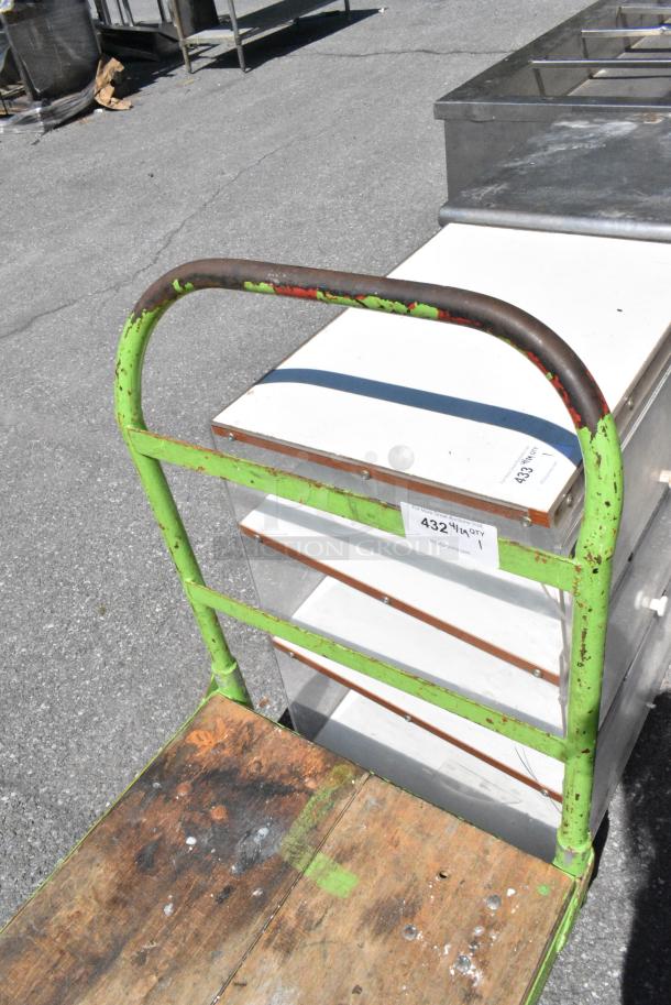 Flat Cart on Commercial Casters. - Image 5 of 5
