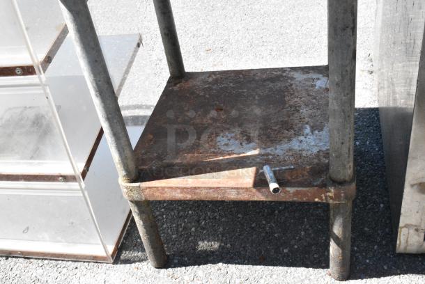 Stainless Steel Table w/ Metal Under Shelf. - Image 3 of 4