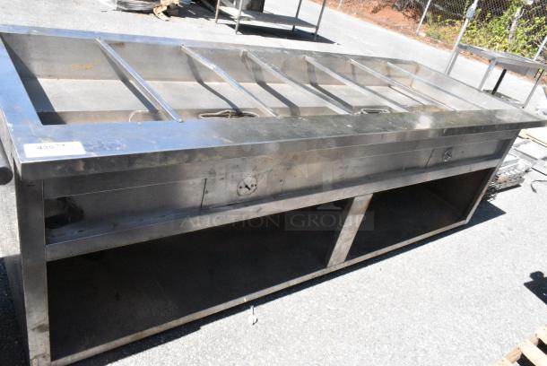 Stainless Steel Steam Table w/ Metal Under Shelf. - Image 1 of 5