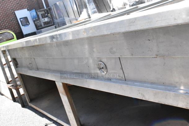 Stainless Steel Steam Table w/ Metal Under Shelf. - Image 3 of 5