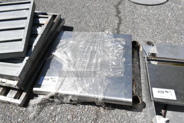 Stainless Steel Tabletop and Metal Under Shelf. - Image 1 of 4