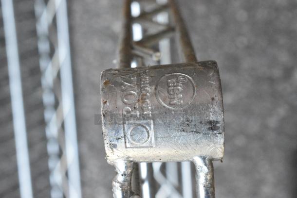 ALL ONE MONEY! Lot of 2 Chrome Finish Wire Shelves - Image 3 of 3