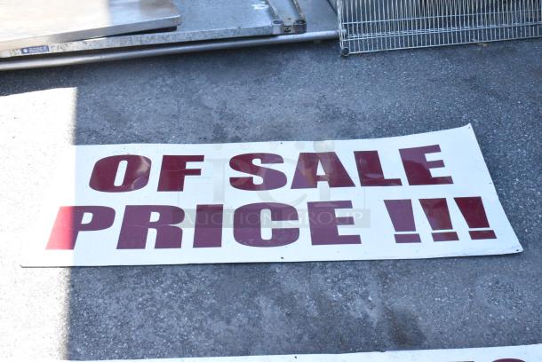 2 Signs. 2 Times Your Bid! - Image 4 of 4
