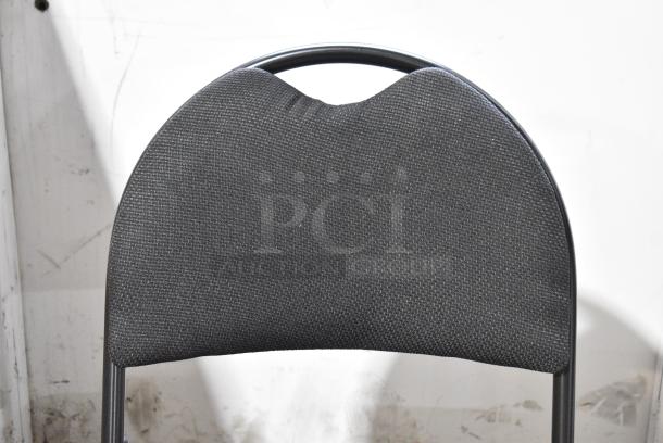 BRAND NEW SCRATCH AND DENT! HFOF-8088BL Folding Chair - Image 4 of 5