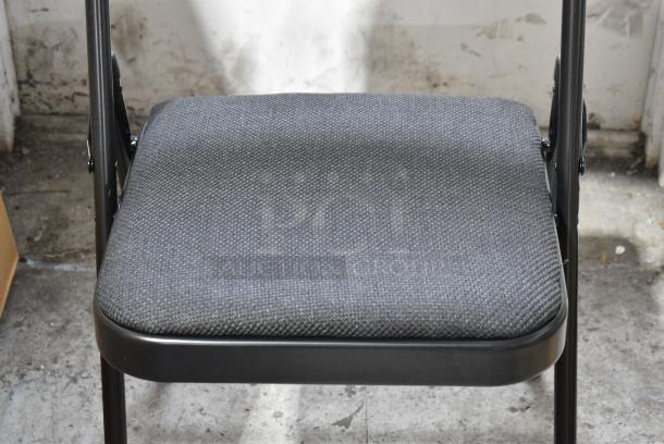 BRAND NEW SCRATCH AND DENT! HFOF-8088BL Folding Chair - Image 5 of 5