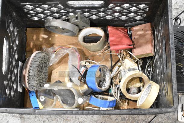 ALL ONE MONEY! Lot of Various Items Including Netgear ProSafe Desktop Switch, Meat Tenderizer, Case in Poly Bin, Monster Sound Reactive RGB, Comb, Tongue Depressors - Image 13 of 14
