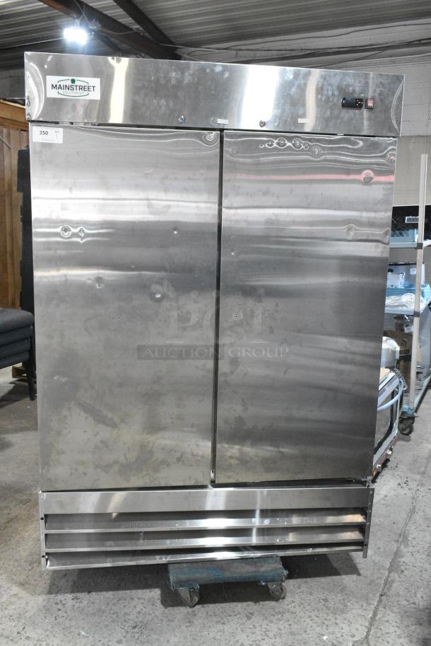 BRAND NEW SCRATCH AND DENT! 2025 Mainstreet 829BMR49R Stainless Steel Commercial 2 Door Reach In Cooler. 115 Volts, 1 Phase. Tested and Working! - Image 10 of 11