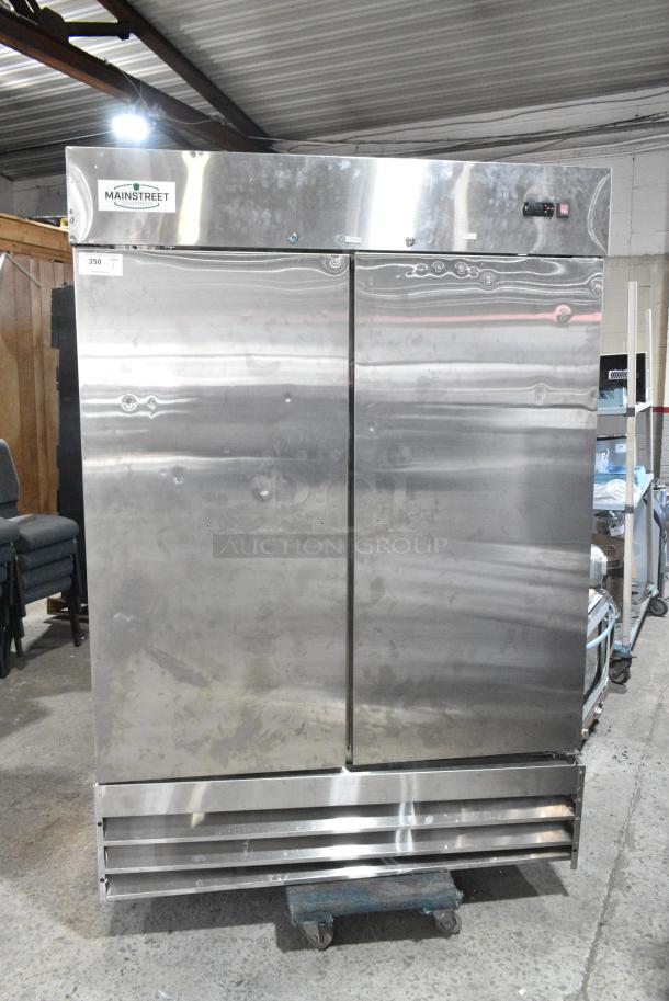 BRAND NEW SCRATCH AND DENT! 2025 Mainstreet 829BMR49R Stainless Steel Commercial 2 Door Reach In Cooler. 115 Volts, 1 Phase. Tested and Working! - Image 11 of 11