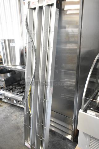 BRAND NEW SCRATCH AND DENT! ServIt 423SW72THDBLA 72" Double Strip Warmer with Dual Toggle Controls. 120 Volts, 1 Phase.