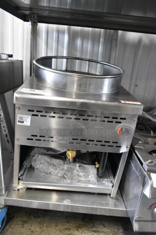 BRAND NEW SCRATCH AND DENT! Cooking Performance Group WOKR16N Natural Gas Wok Range with 16" Ring - 125,000 BTU