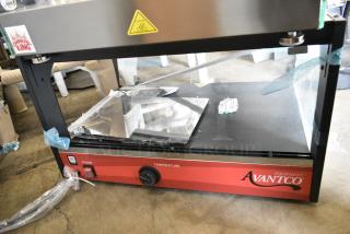 BRAND NEW SCRATCH AND DENT! Avantco Display Case Merchandiser. See Pictures for Glass Damage.