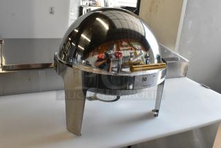 BRAND NEW SCRATCH AND DENT! Stainless Steel Round Chafing Dish