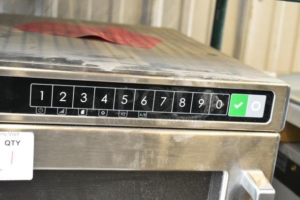 BRAND NEW SCRATCH AND DENT! 2024 Amana HDC212 Heavy-Duty Stainless Steel Commercial Microwave. 208/240 Volts, 1 Phase. - Image 3 of 6