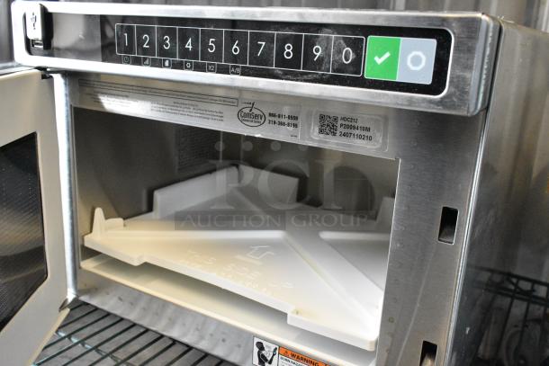 BRAND NEW SCRATCH AND DENT! 2024 Amana HDC212 Heavy-Duty Stainless Steel Commercial Microwave. 208/240 Volts, 1 Phase. - Image 4 of 6