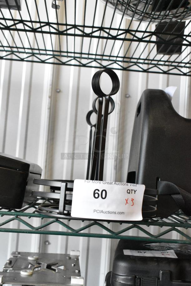 3 BRAND NEW SCRATCH AND DENT! Black Metal Countertop Holder. 3 Times Your Bid! - Image 2 of 4