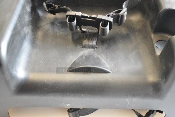 BRAND NEW SCRATCH AND DENT! Black Poly Countertop Booster Seat - Image 4 of 6