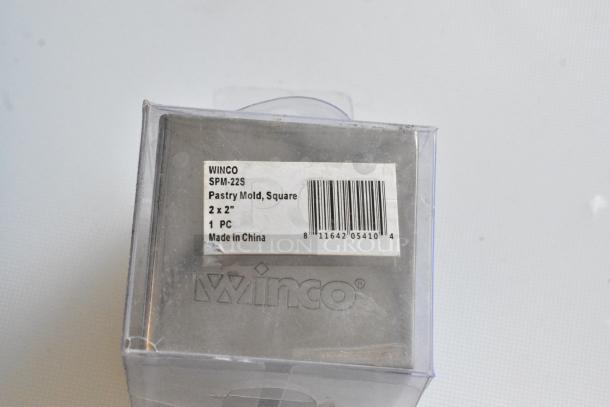 BRAND NEW SCRATCH AND DENT!  Lot of 10 Items Including SPM-22S Winco Pastry Mold, Utensils, Winco STR-10 Steamer Rack - Image 4 of 6