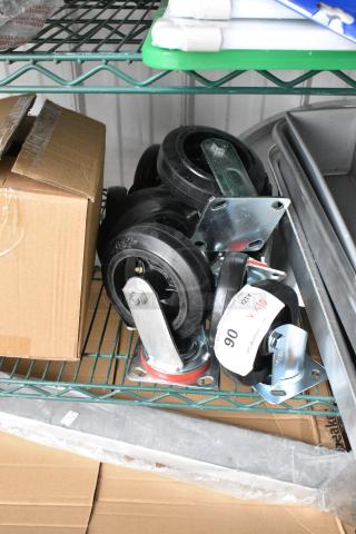 BRAND NEW SCRATCH AND DENT! Lot of 10 Commercial Casters