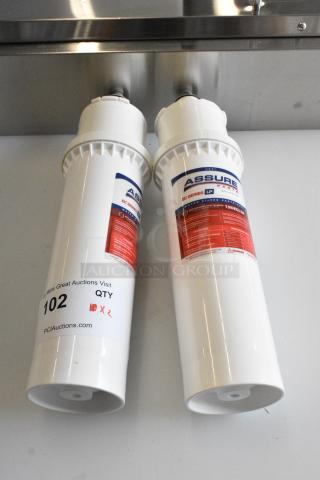 BRAND NEW SCRATCH AND DENT! Lot of 2 Assure 190ECL5P Parts Retrofit Water Filter Replacement Cartridge (7CB5-S, 7FC-S, i20002, i40002, 4SI, 7FC5-S, 4FC5-S, 7SI, and MH2 Equivalent) - 1 Micron Rating and 1.67 GPM.