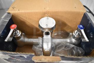 BRAND NEW SCRATCH AND DENT! 750FSS8 Waterloo Wall-Mounted Service Sink Faucet with 8" Centers