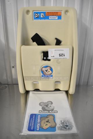 BRAND NEW SCRATCH AND DENT! Koala Kare KB102-00 Child Protection Seat / Safety Seat - Cream