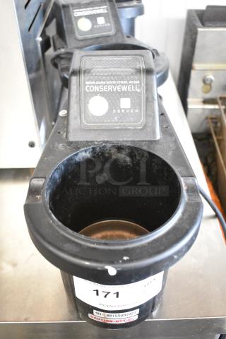3 Server CW-DI Countertop Conservewell Heated Drop-In Utensil Holder with Timer. 120 Volts, 1 Phase. 3 Times Your Bid! Tested and Working!