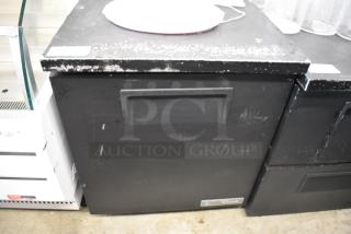 2018 True TUC-27-LP-HC Metal Commercial Single Door Undercounter Cooler on Commercial Casters. 115 Volts, 1 Phase. Tested and Working!