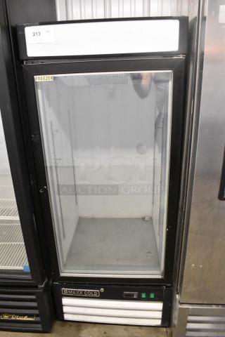 Maxx Cold Metal Commercial Single Door Reach In Cooler Merchandiser. 115 Volts, 1 Phase. Tested and Does Not Power On