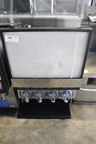 FBD FBD 774-611-7004 Stainless Steel Commercial Countertop 4 Flavor Slushie Machine. 230 Volts, 1 Phase.