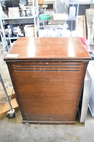 Fulton Leslie 710 Wooden Organ Speaker. 117 Volts, 1 Phase.