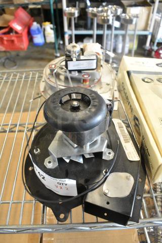 2 BRAND NEW SCRATCH AND DENT! Blower Motors. 120 Volts, 1 Phase. 2 Times Your Bid!