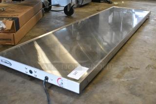 BRAND NEW SCRATCH AND DENT! 2024 KoolMore KM-WS72 72 in. Commercial Warming Shelf in Stainless-Steel. 120 Volts, 1 Phase.