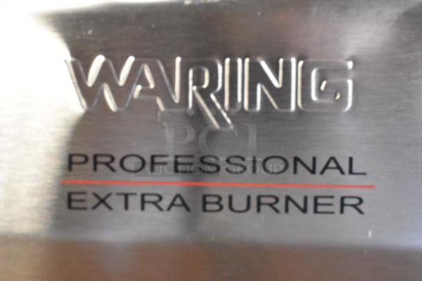 BRAND NEW SCRATCH AND DENT! Waring WDB600 Double Burner Solid Top Countertop Range. 120 Volts, 1 Phase. Tested and Working! - Image 4 of 8