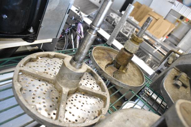 4 Items; 3 Metal Pelican Head Piece w/ 2 Blades and 1 Ice Cream Machine Auger. 4 Times Your Bid! - Image 2 of 7